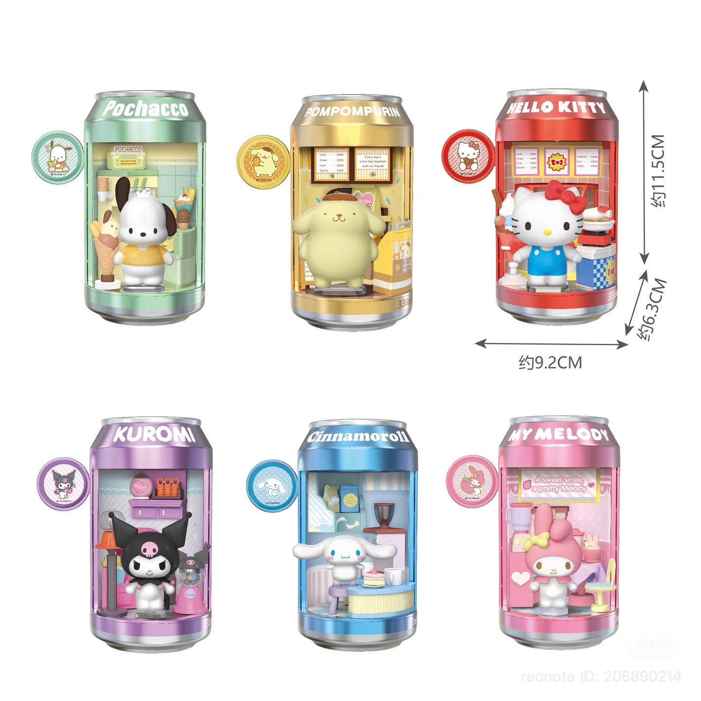 Sanrio: Soda Can Dessert Shop Series