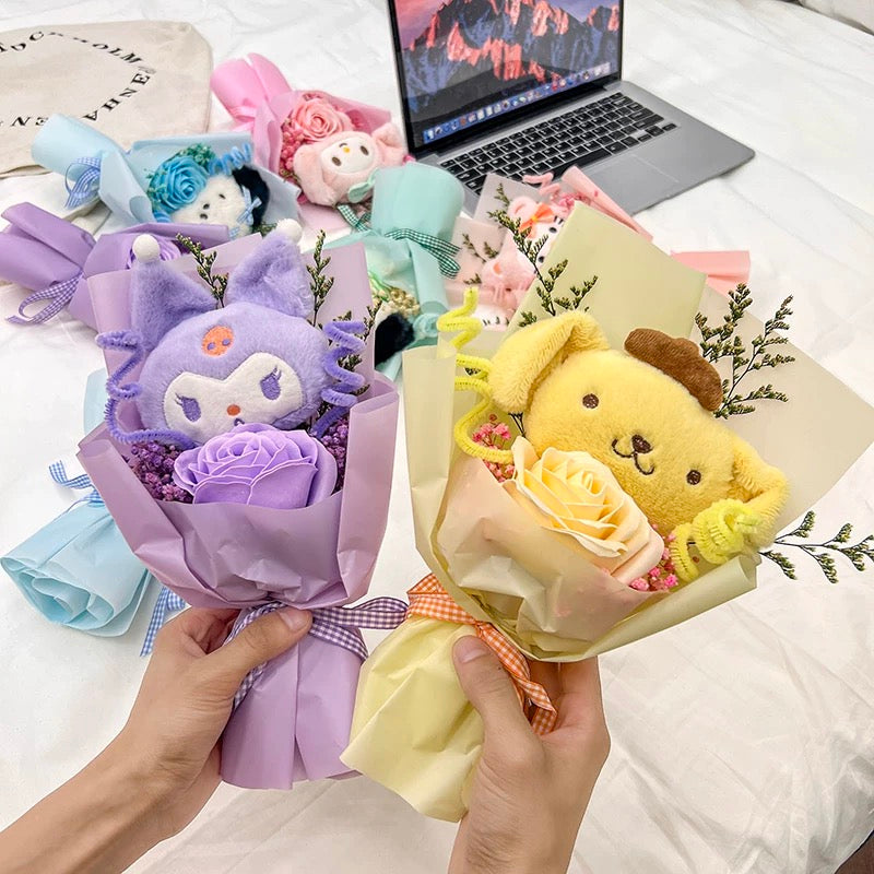 Kawaii Character Plush Bouquet