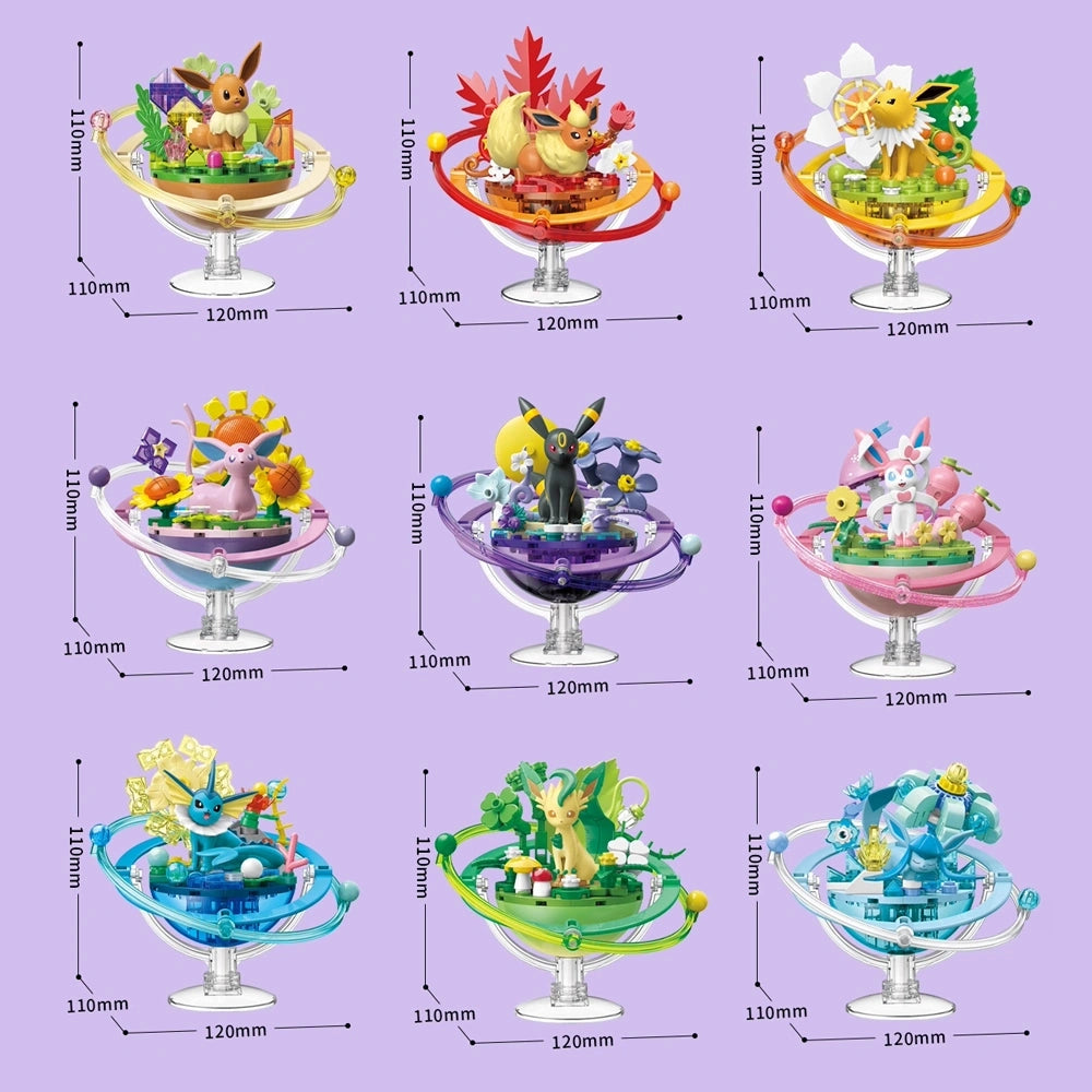 Pokémon: Eeveelution Planets Building Blocks