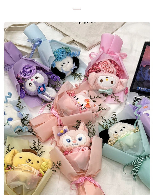 Kawaii Character Plush Bouquet