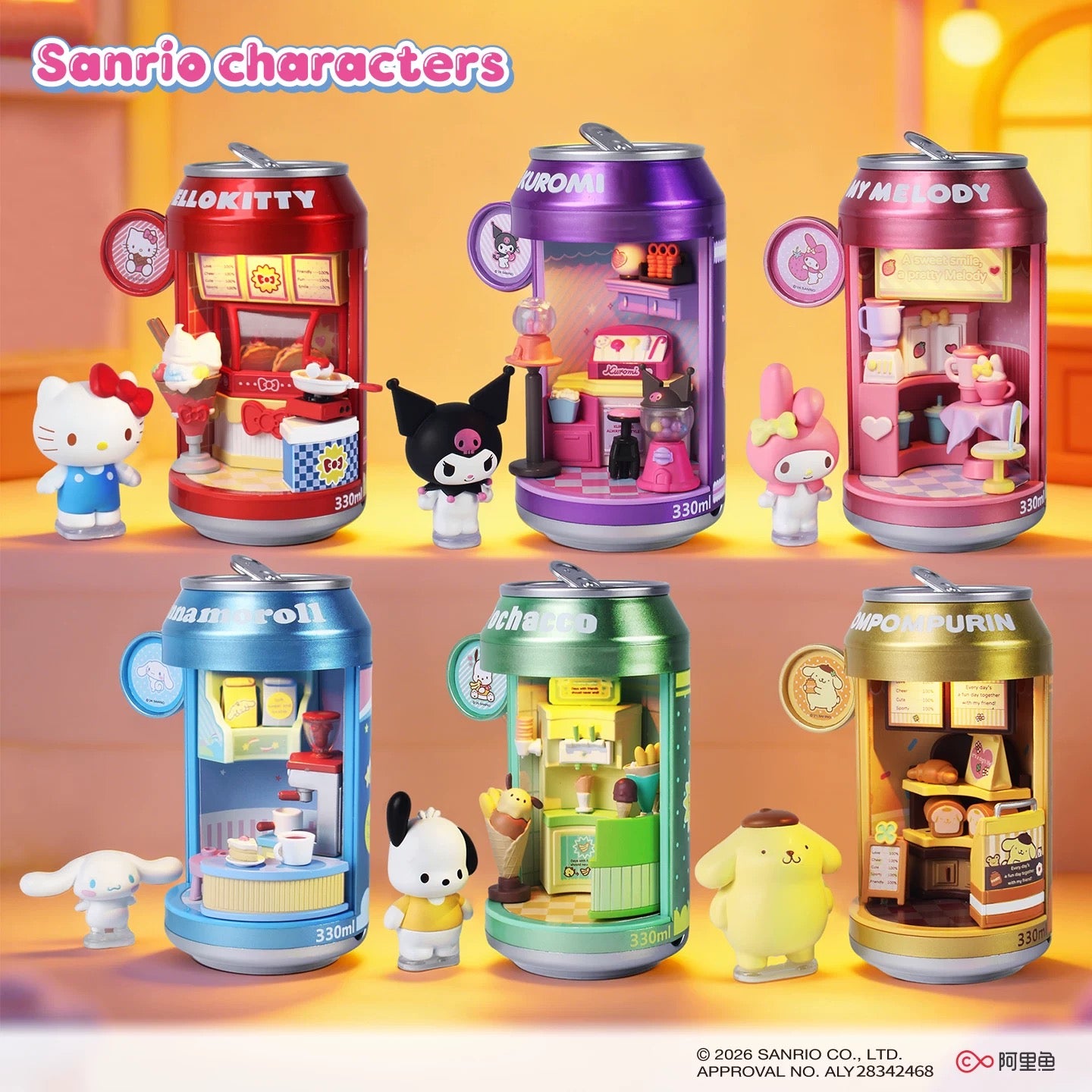 Sanrio: Soda Can Dessert Shop Series