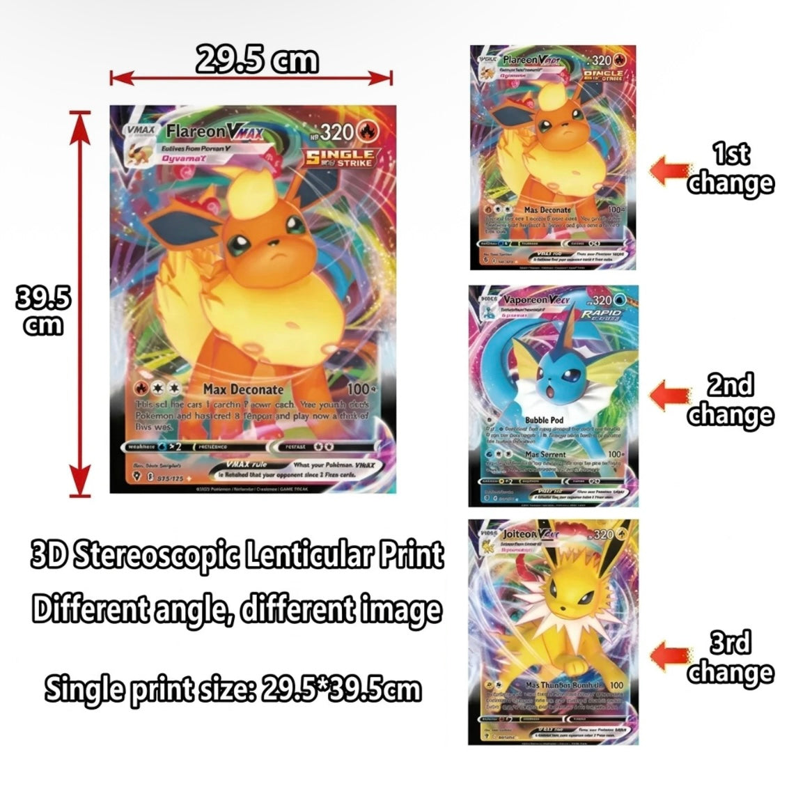 Pokémon: Eeveelutions Lenticular Poster