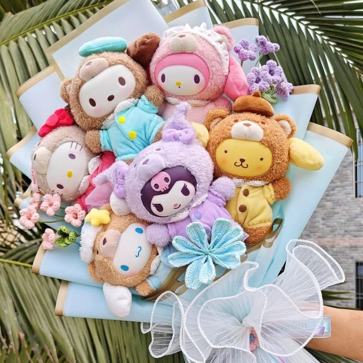 Sanrio Little Bears Plush Bouquet